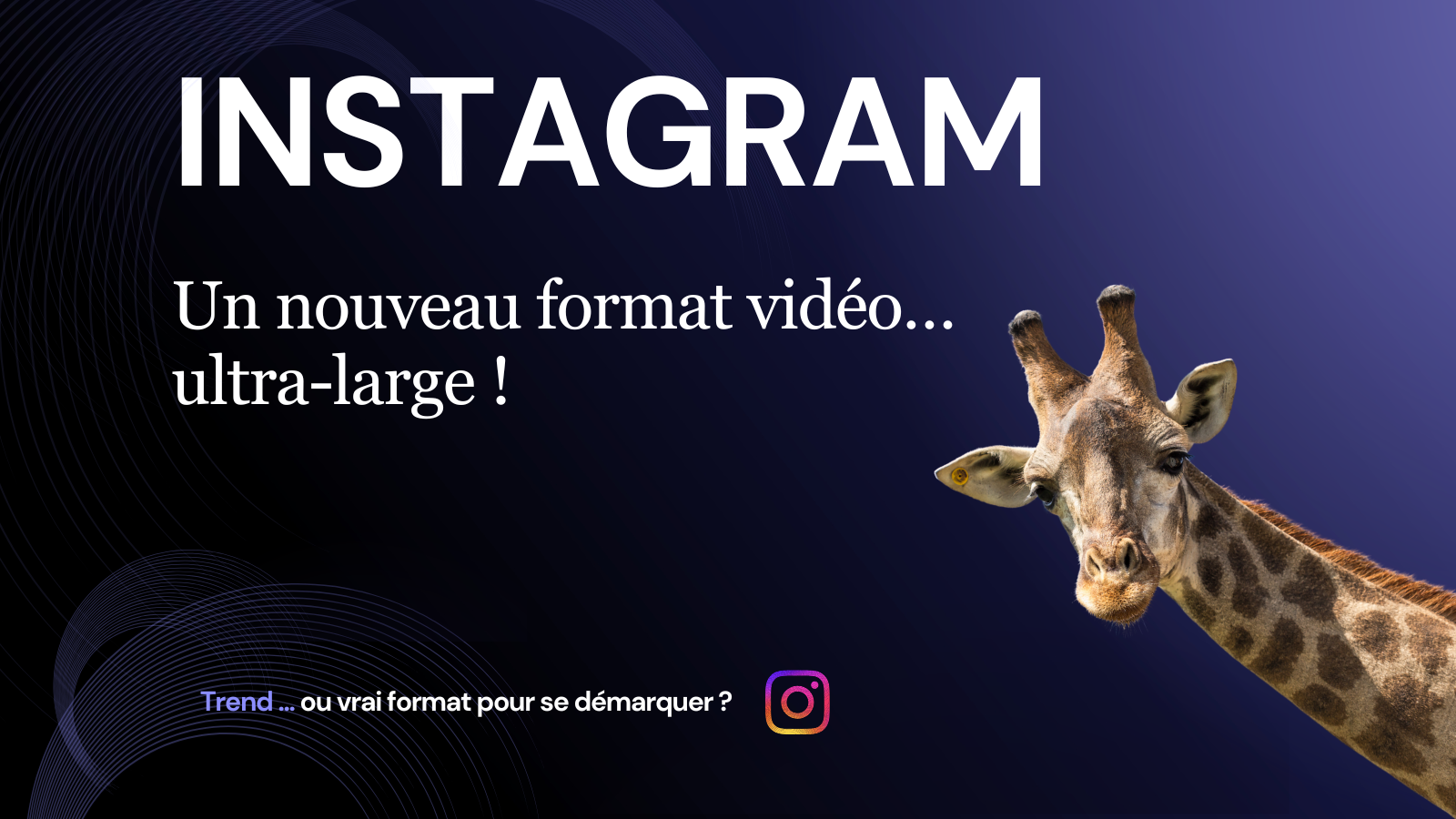 Instagram dévoile un nouveau format vidéo ultra-large